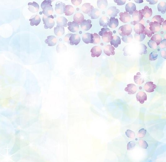 ajisai イラスト (紫) (2)